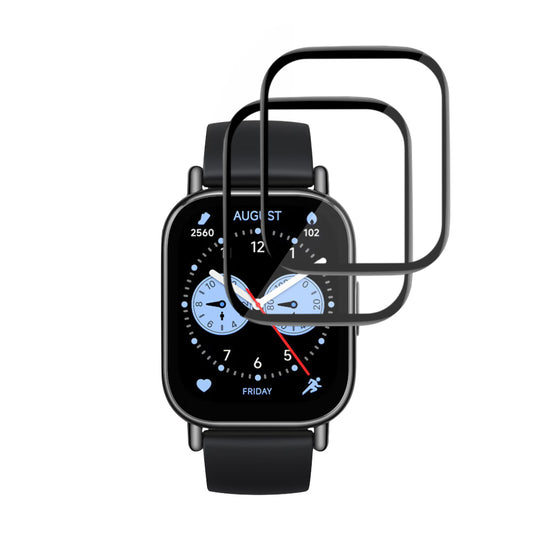 Ochranná fólie Techsuit Nano Flex pro Xiaomi Redmi Watch 5 Lite, Sada 2 kusy, Plast, Černá