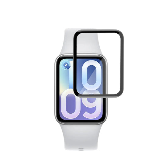 Ochranná fólie Techsuit Nano Flex pro Xiaomi Smart Band 10 Pro, Sada 2 kusů, Plast, Černá