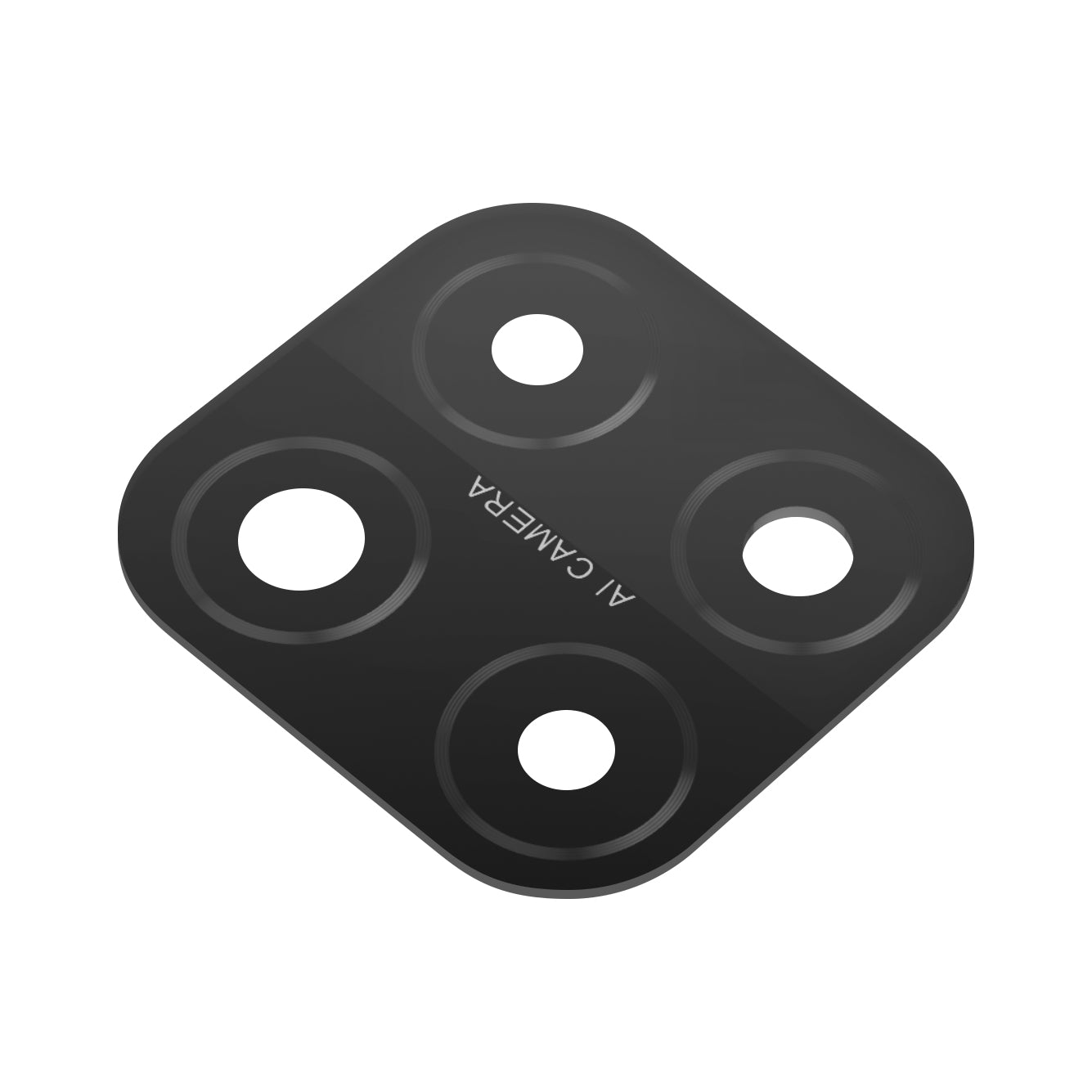 Sklo zadní kamery Oppo A15, černé
