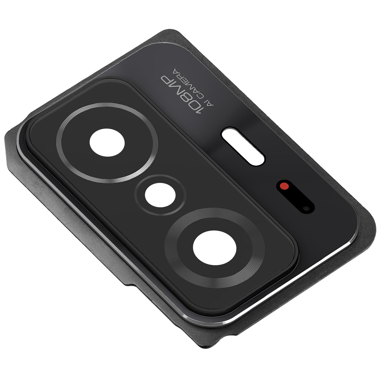 Sklo zadního fotoaparátu Xiaomi 11T/11T Pro, s rámečkem, černé