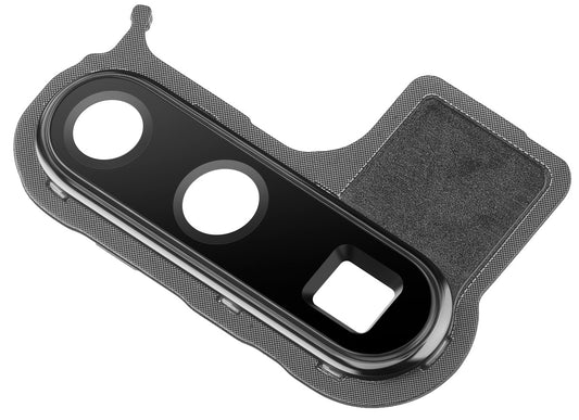 Sklo zadního fotoaparátu Huawei P30 Pro, s rámečkem, černé