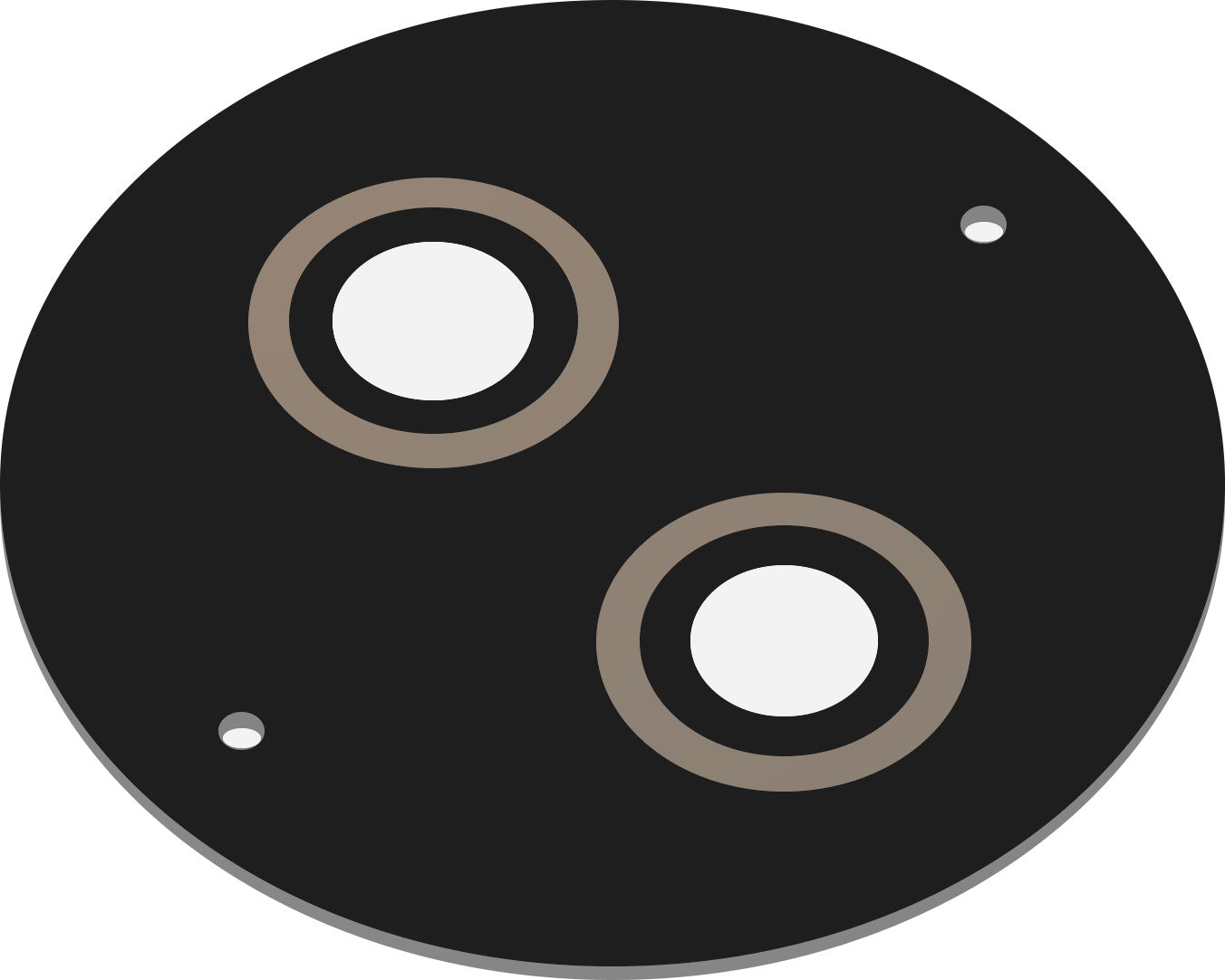 Zadní objektiv kamery pro HMD 110 / Nokia 110 (2024), černý