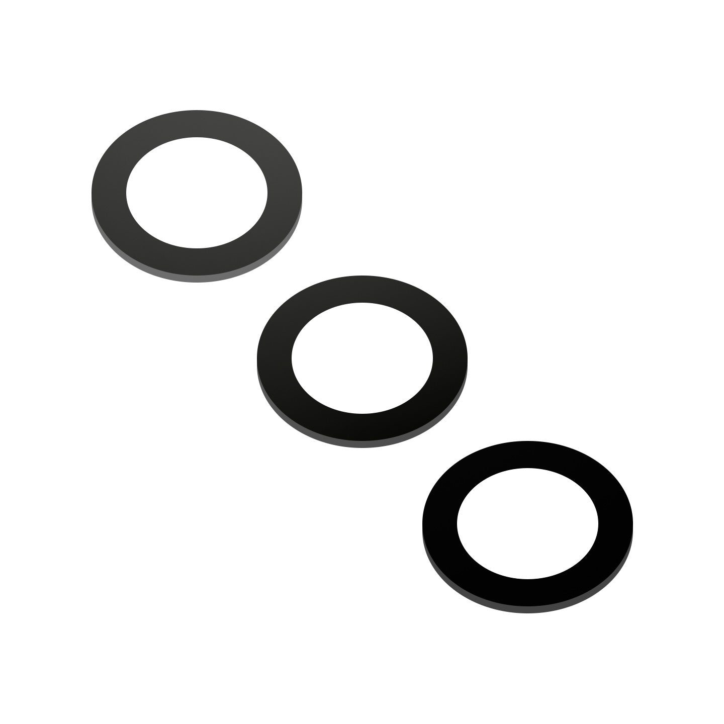 Skleněný kryt zadní kamery Motorola Moto G60S, Wide + UltraWide + Macro, Černý