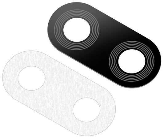 Sklo zadního fotoaparátu Huawei P20 Lite, černé