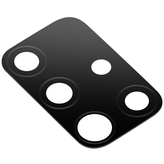 Zadní sklo fotoaparátu Samsung Galaxy A71 A715, černé, servisní balíček GH64-07655A