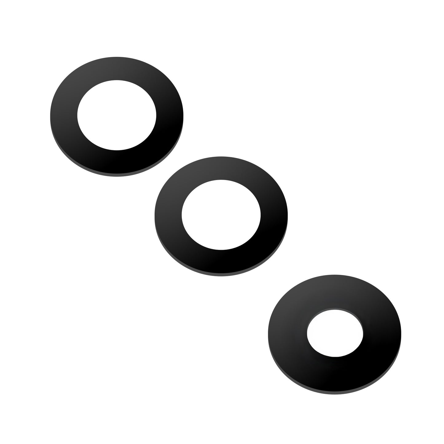 Sklo zadní kamery Samsung Galaxy A34 A346, Wide + UltraWide + Macro, černé
