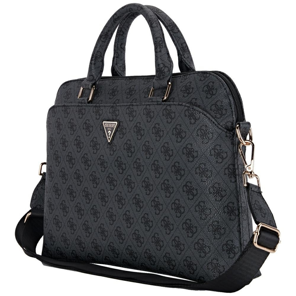 Taška Guess 4G Triangle Logo pro Laptop 15inch, Černá