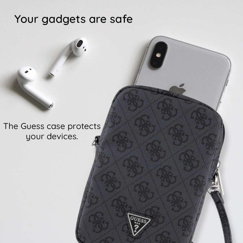 Univerzální kabelka na telefon, Guess, Triangle 4G, Růžová