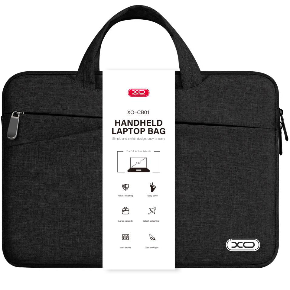 Brašna na notebook XO Design CB01, 14 palců, černá
