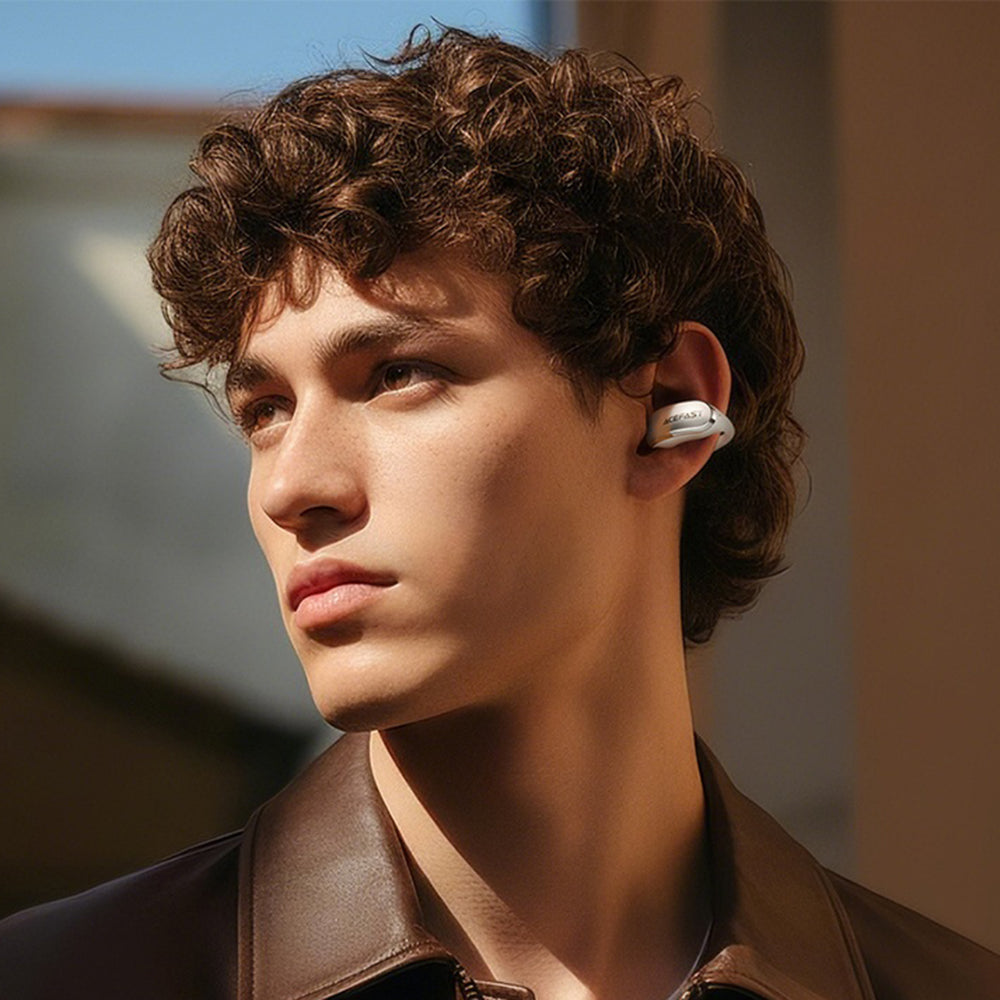 Handsfree Bluetooth Acefast Aceclip Pro, TWS, Bílá