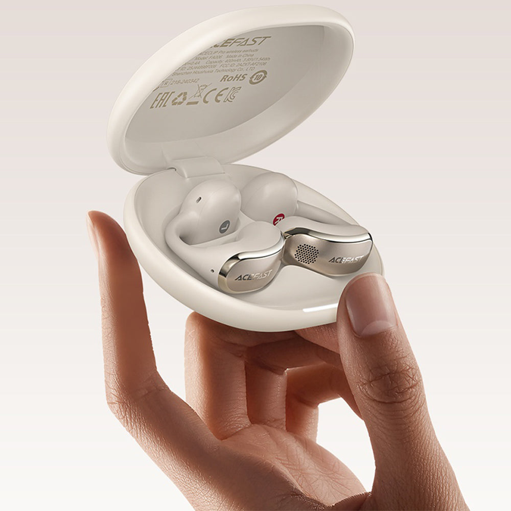 Handsfree Bluetooth Acefast Aceclip Pro, TWS, Černá