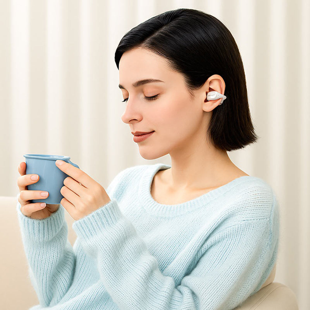 Handsfree Bluetooth Acefast Aceclip Pro, TWS, Černá