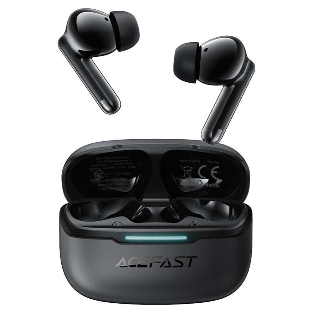 Handsfree Bluetooth Acefast W5, TWS, ANC, Černá