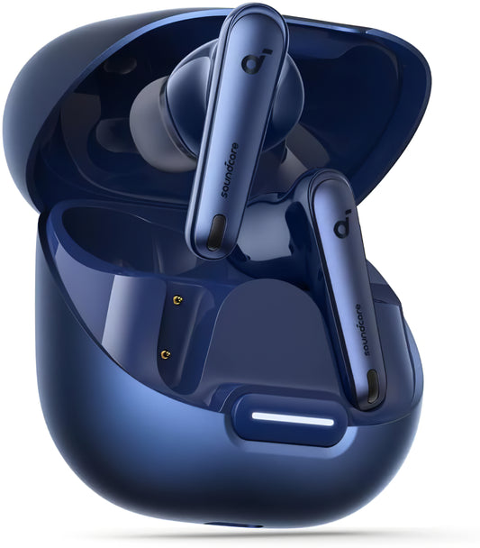 Bluetooth handsfree Anker SoundCore Liberty 4 NC, TWS, ANC, MultiPoint, modrá A3947G31