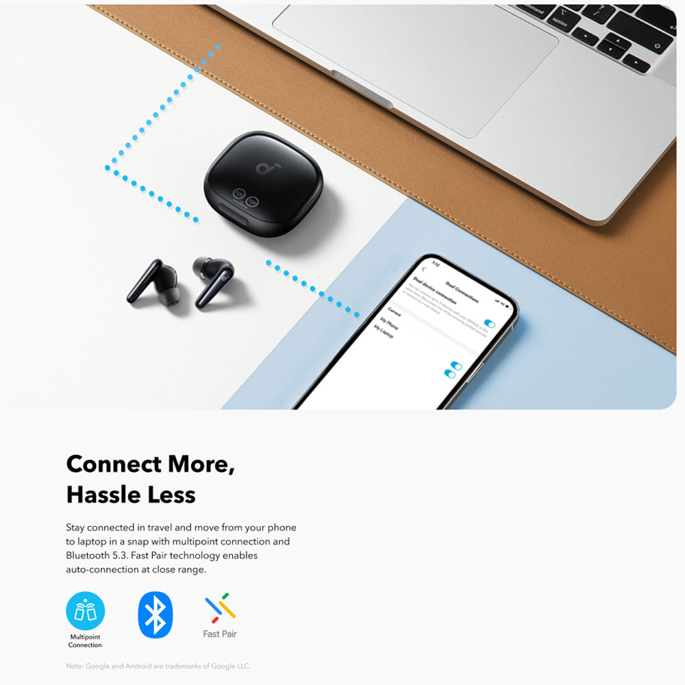 Handsfree Bluetooth Anker SoundCore Liberty 4 Pro NC, TWS, ANC, Černá A3954GF1