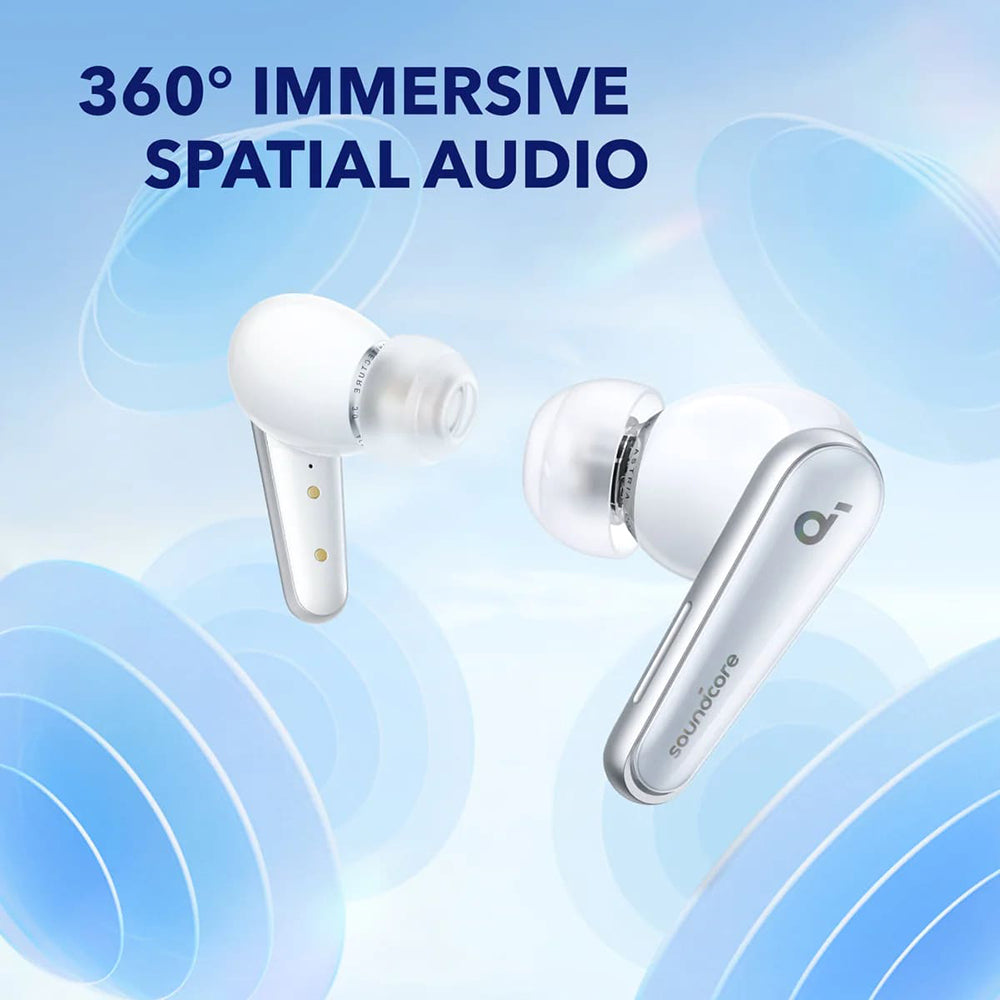 Handsfree Bluetooth Anker SoundCore Liberty 4, TWS, ANC, Bílá A3953G21