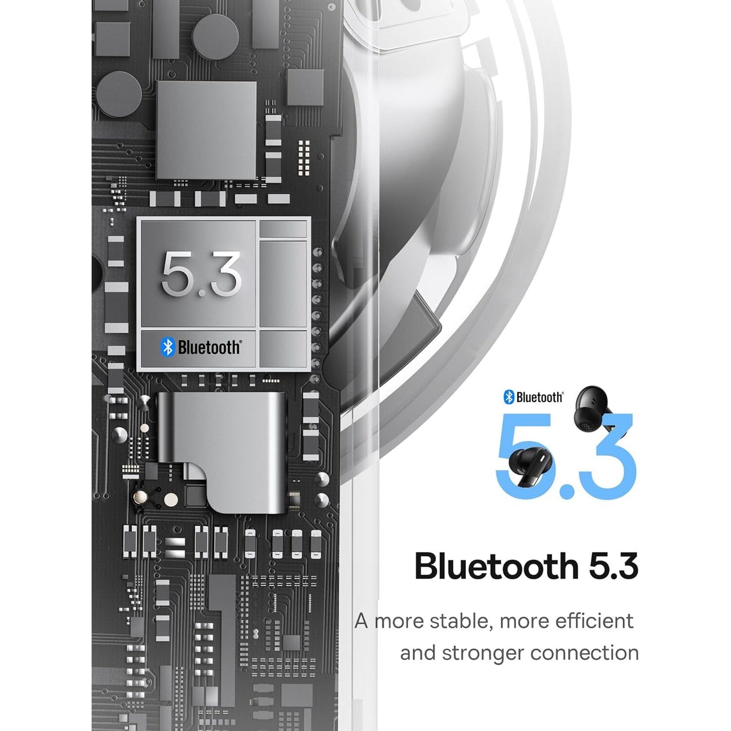Handsfree Bluetooth Baseus Bowie E20, TWS, Černá A00069700113-00
