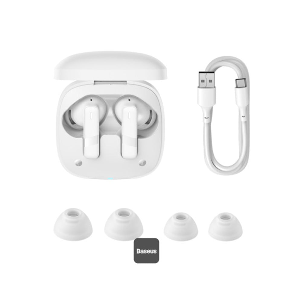 Handsfree Bluetooth Baseus Bowie E20, TWS, Bílý A00069700223-00