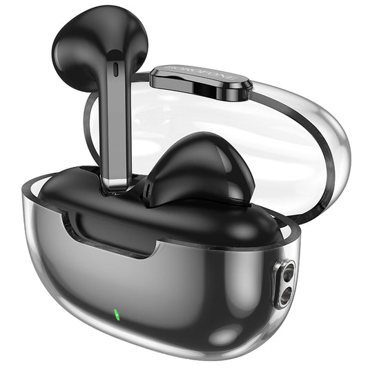 Handsfree Bluetooth Borofone BW46 Ice Flake, TWS, Černá