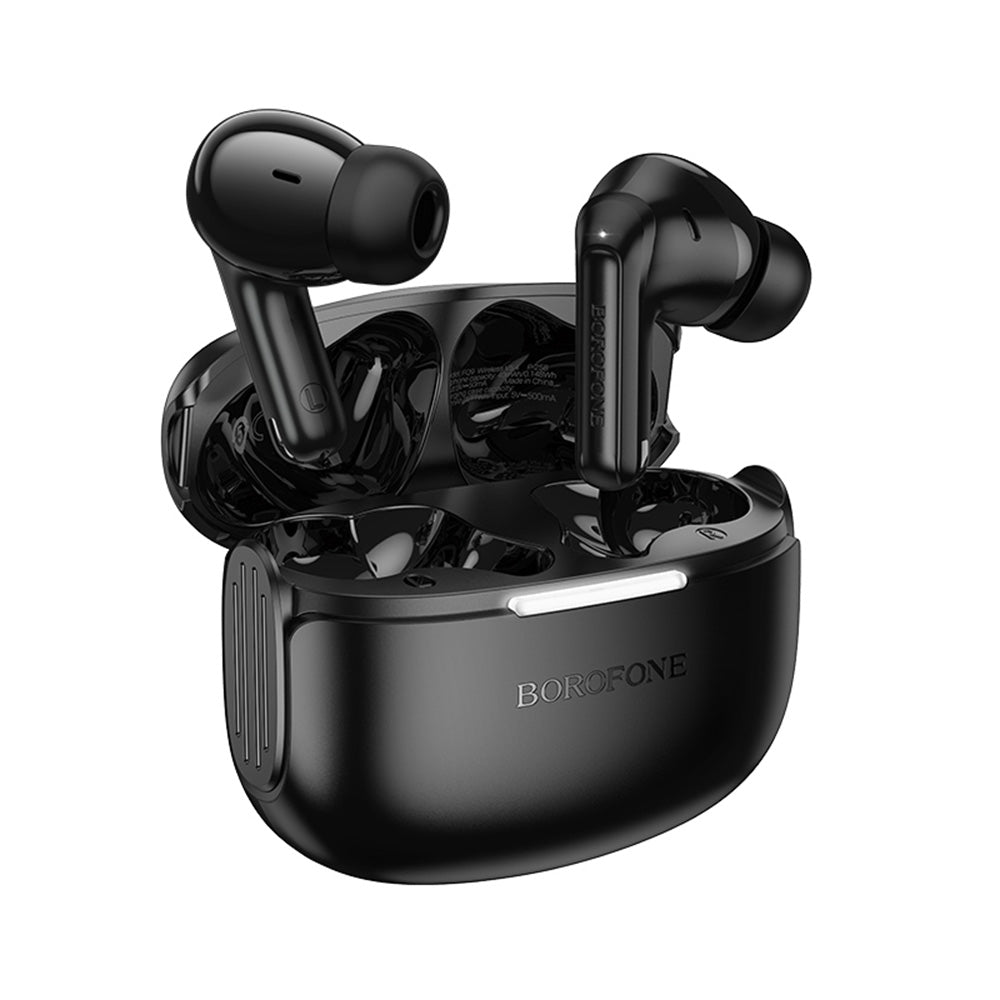 Handsfree Bluetooth Borofone FQ9 Peaceful, TWS, Černá