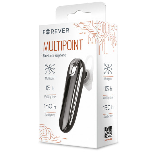 Handsfree Bluetooth Forever FBE-01, MultiPoint, černá