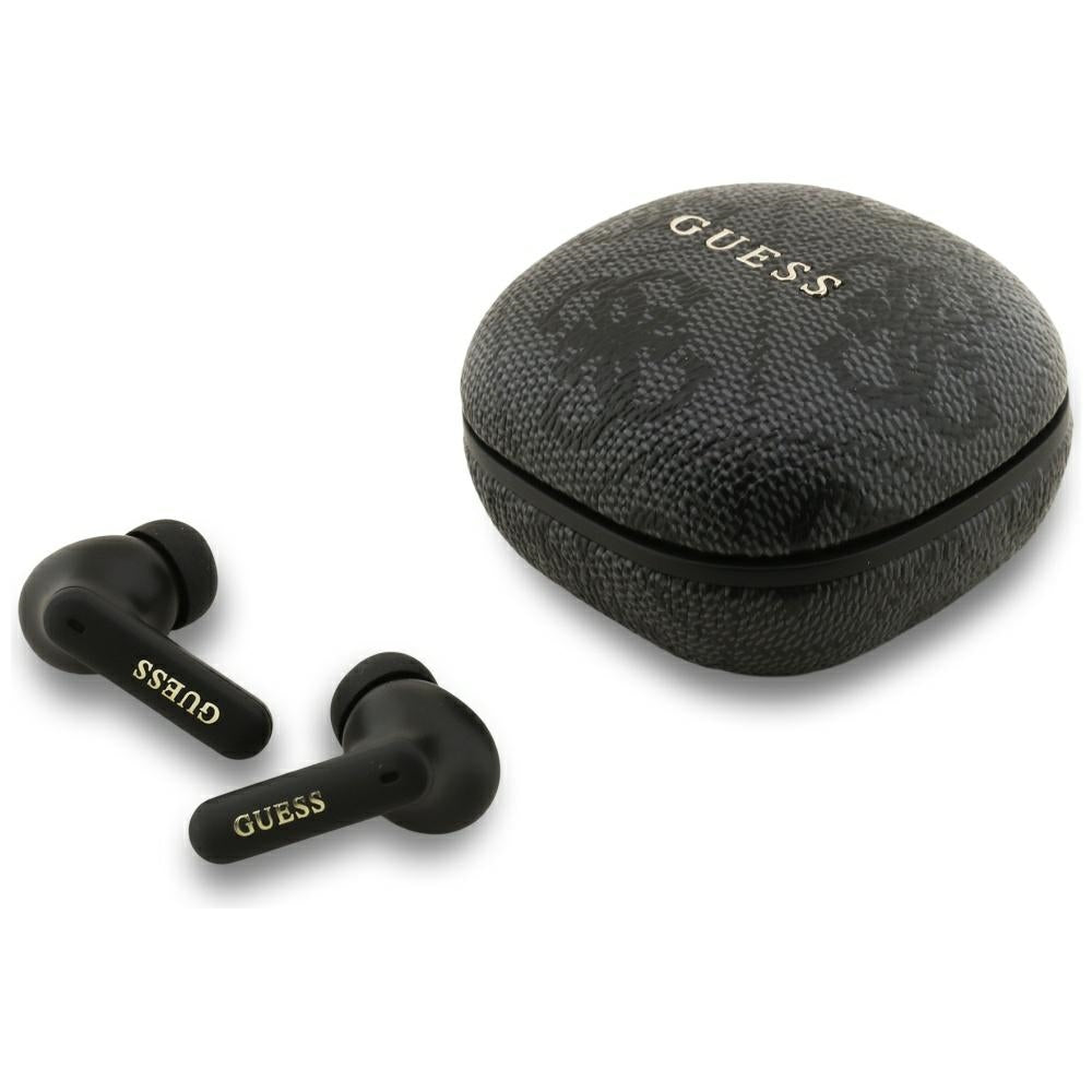 Handsfree Bluetooth Guess 4G Classic Metal Logo, TWS, Černá
