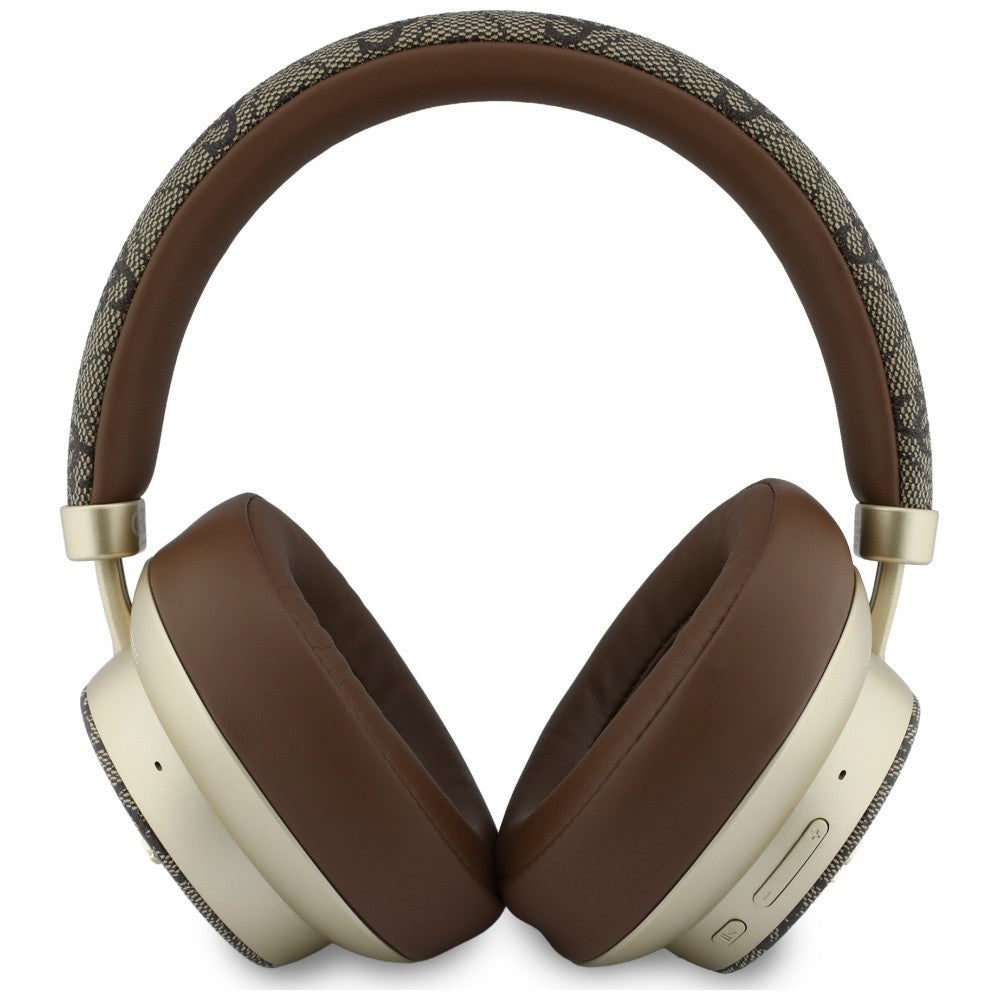 Handsfree Bluetooth Guess 4G Gold Script Metal, A2DP, Hnědá