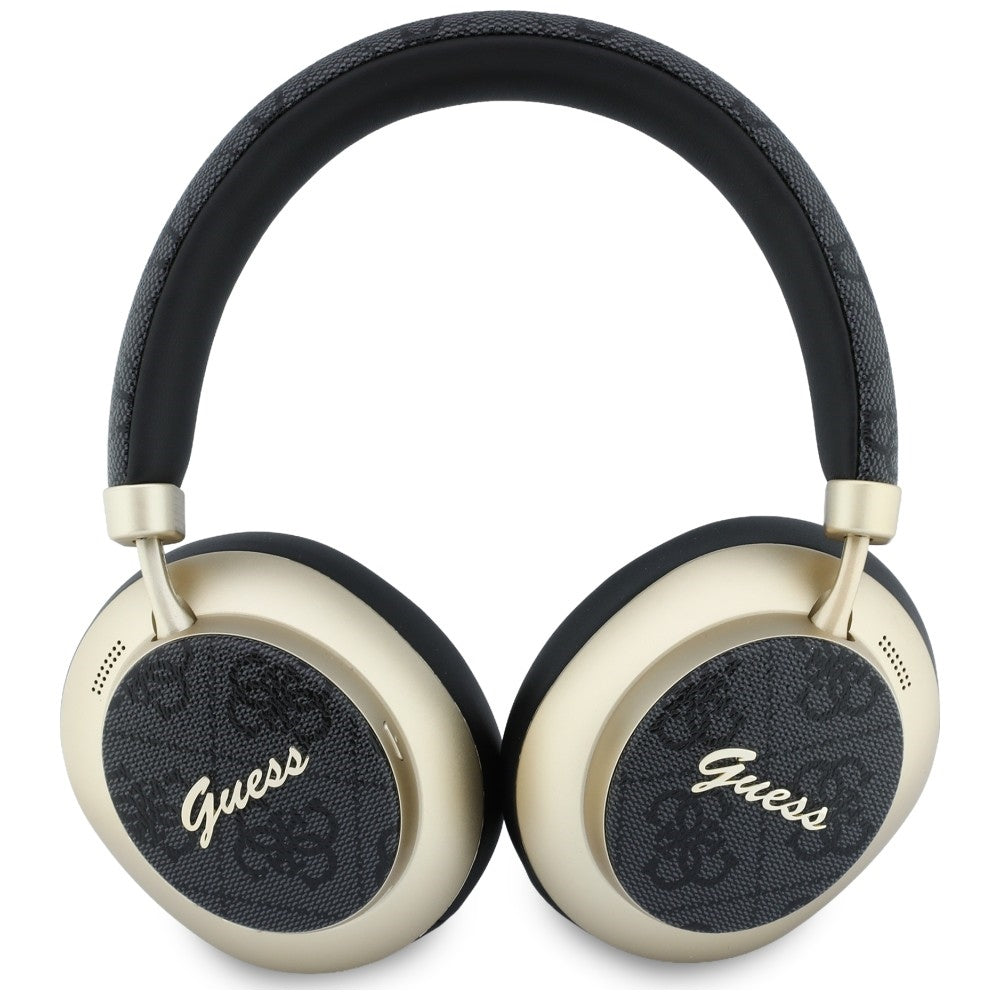 Handsfree Bluetooth Guess 4G Gold Script Metal, A2DP, Černá