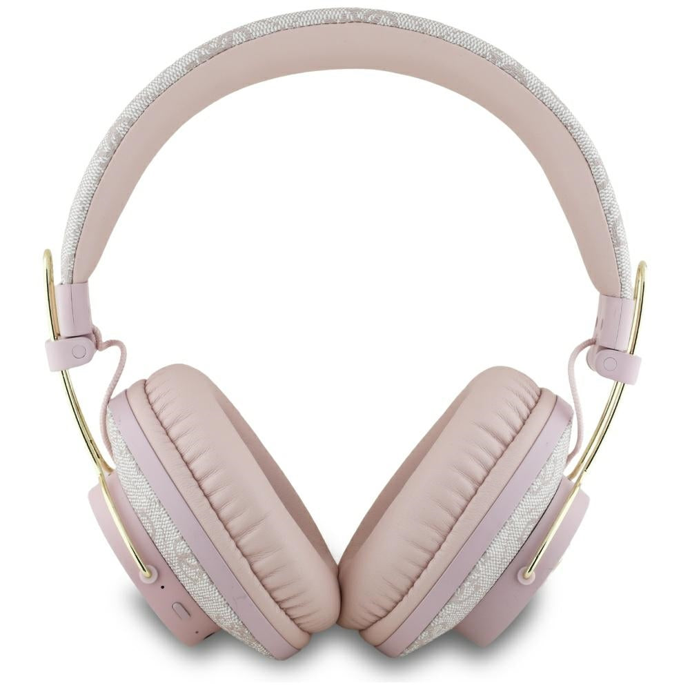 Handsfree Bluetooth Guess 4G Metal Logo, A2DP, Růžová