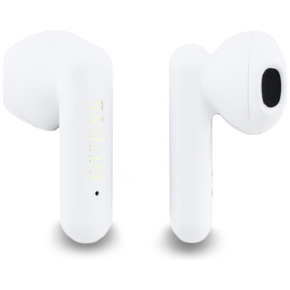 Handsfree Bluetooth Guess 4G Metal Logo, TWS, Růžová