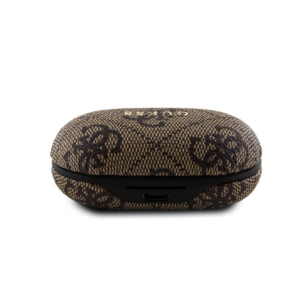 Handsfree Bluetooth Guess 4G Metal, TWS, Hnědá