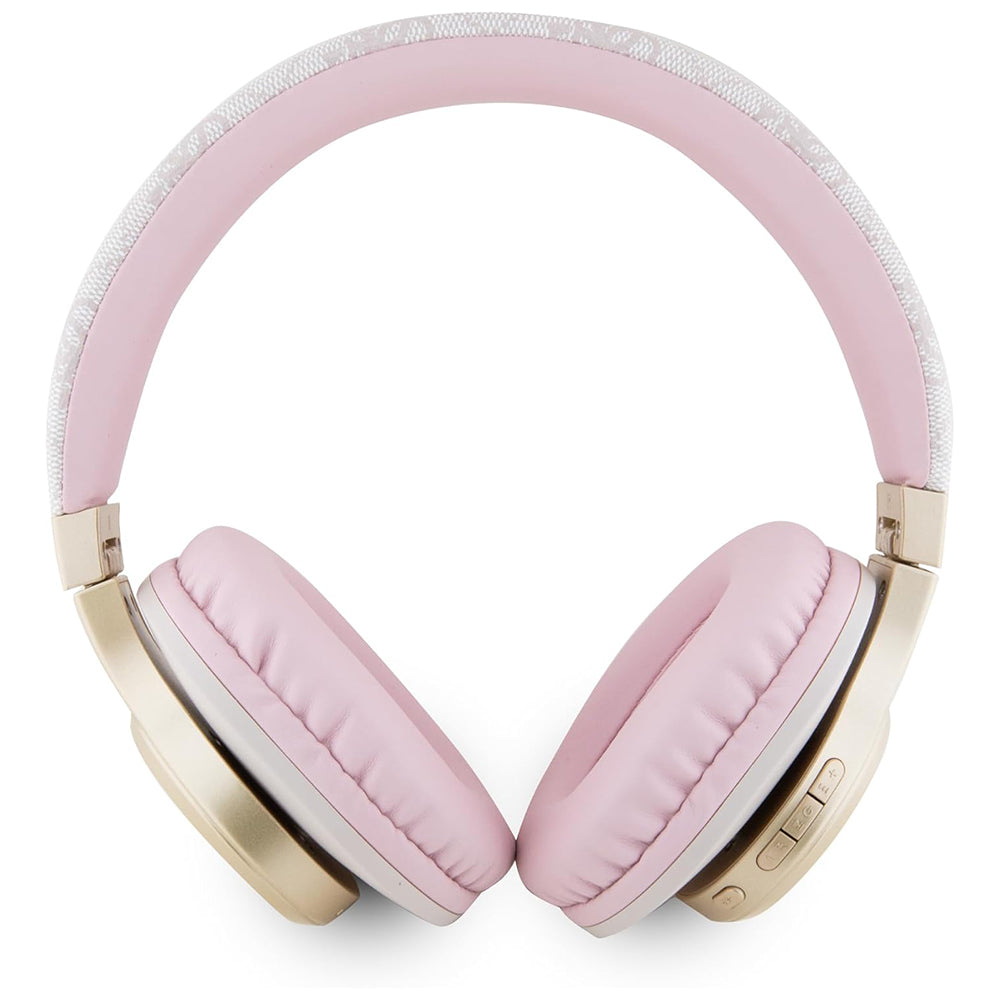 Handsfree Bluetooth Guess 4G Tone on Tone Script Logo, A2DP, Růžový
