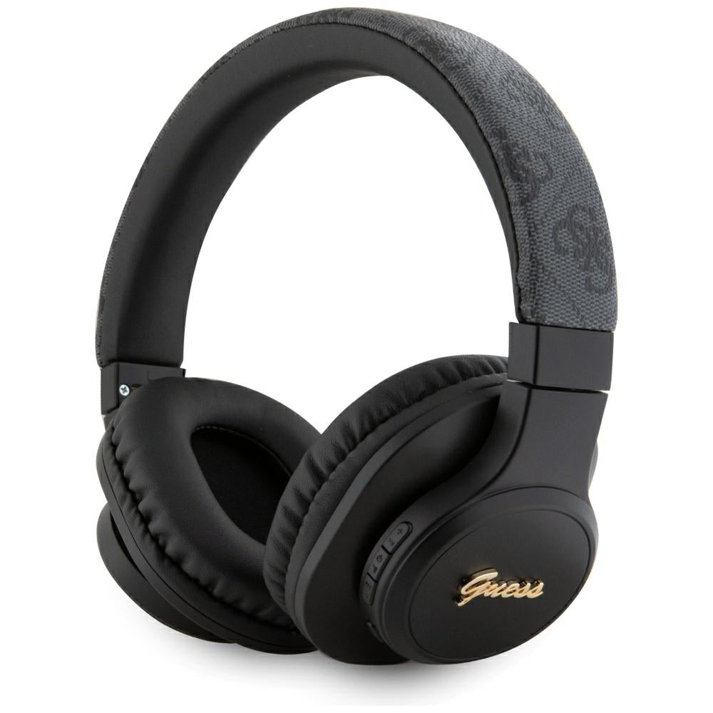 Handsfree Bluetooth Guess 4G Tone on Tone Script Logo, A2DP, Černá