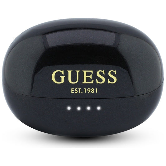 Handsfree Bluetooth Guess Metalický povrch Elektrolyticky pokovené části Classic, TWS, Černá
