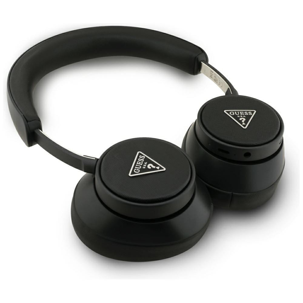 Handsfree Bluetooth Guess Saffiano Triangle Logo, A2DP, Černá