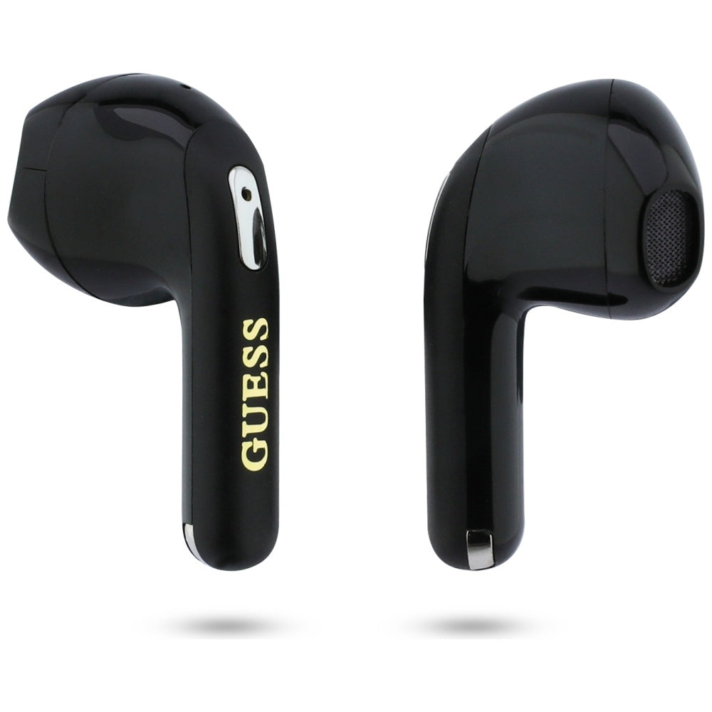 Handsfree Bluetooth Guess Script Print, TWS, Černá