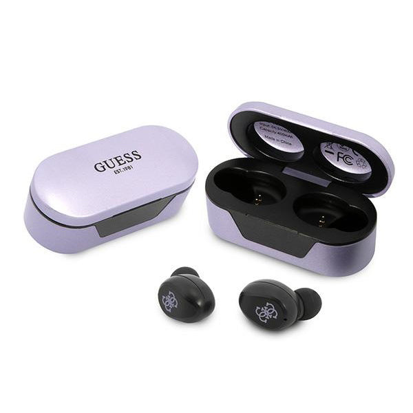 Handsfree Bluetooth Guess, TWS, Fialová