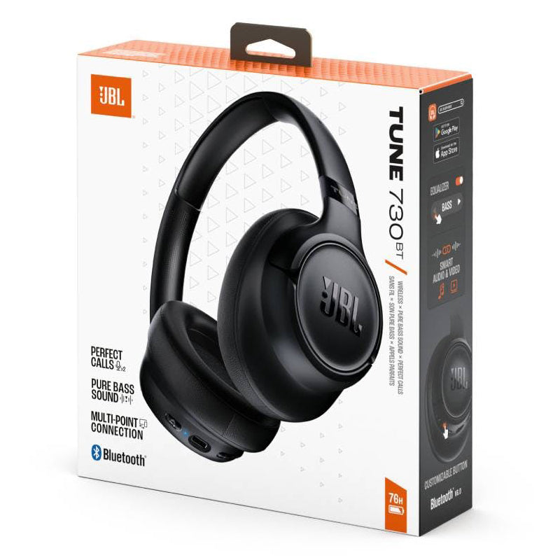 Handsfree Bluetooth JBL Tune 730BT, MultiPoint, A2DP, Černá JBLT730BTBLK