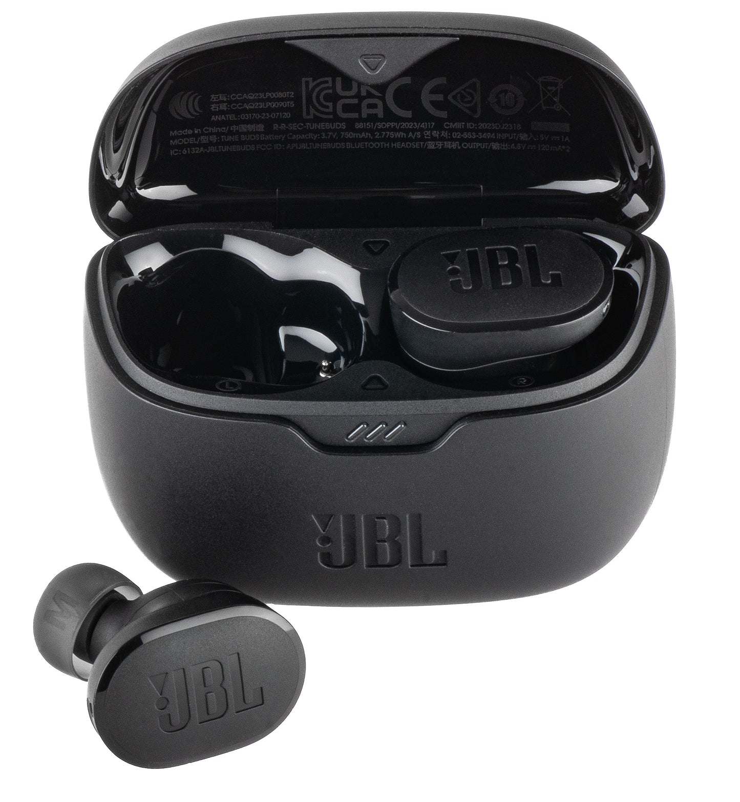 Handsfree Bluetooth JBL Tune Buds, TWS, ANC, Multipoint, Černá JBLTBUDSBLK