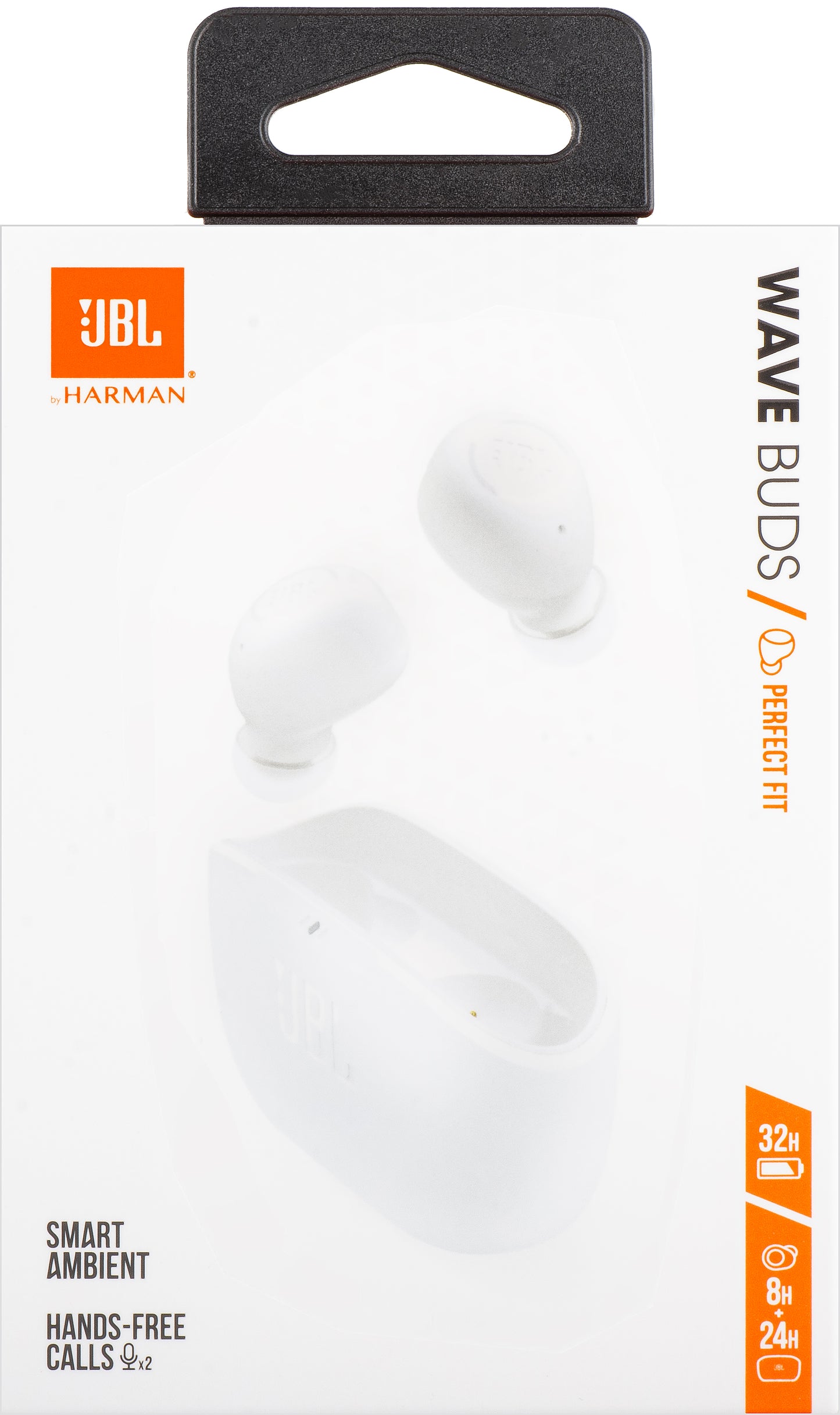 Handsfree Bluetooth JBL Wave Buds, TWS, bílé JBLWBUDSWHT