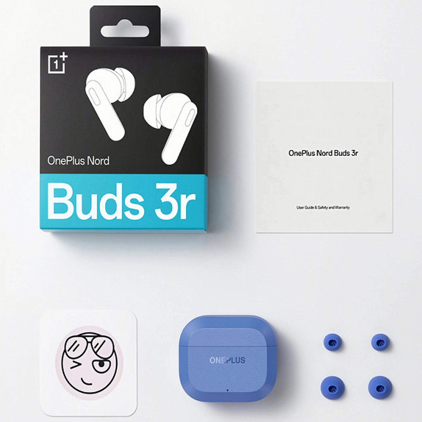 Handsfree Bluetooth OnePlus Nord Buds 3R, TWS, MultiPoint, Modrá 5481159040