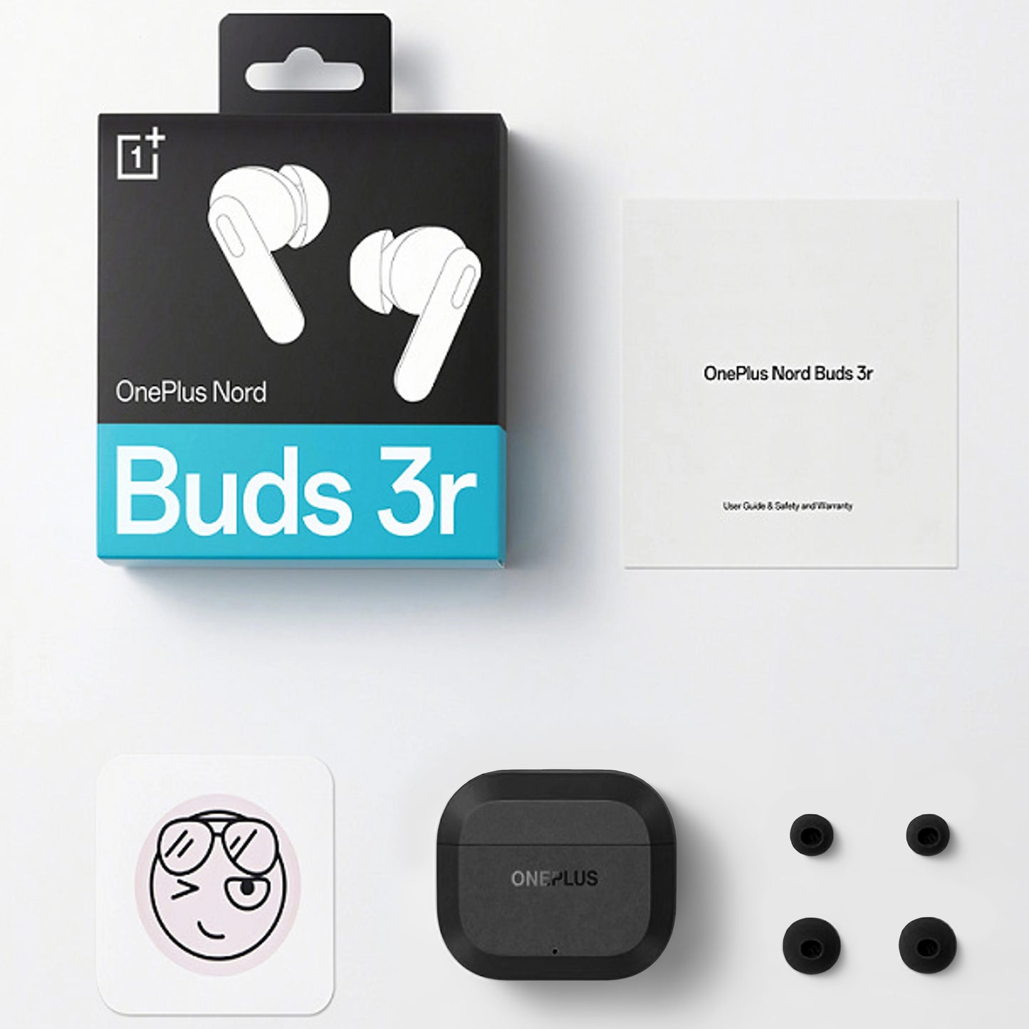 Handsfree Bluetooth OnePlus Nord Buds 3R, TWS, MultiPoint, Černá 5481159039