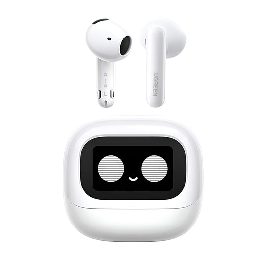 Handsfree Bluetooth UGREEN HiTune H6 Magic WS216 (65386), TWS, ANC, MultiPoint, Bílá