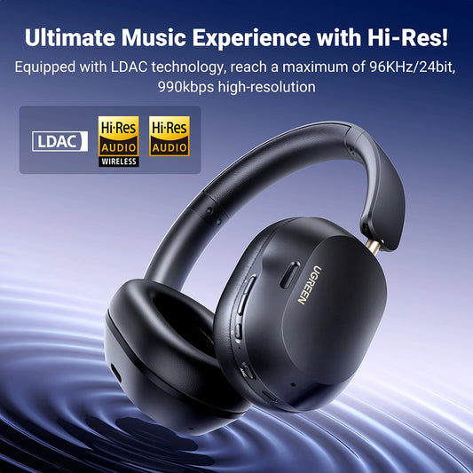 Handsfree Bluetooth UGREEN HiTune Max5C HP203, A2DP, ANC, Modrá