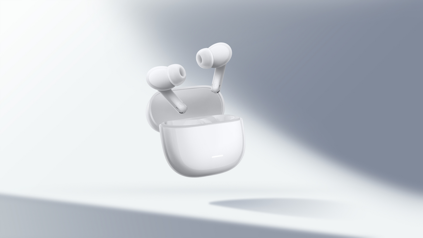 Handsfree Bluetooth Xiaomi Redmi Buds 8 Lite, TWS, ANC, Bílá BHR08OLGL