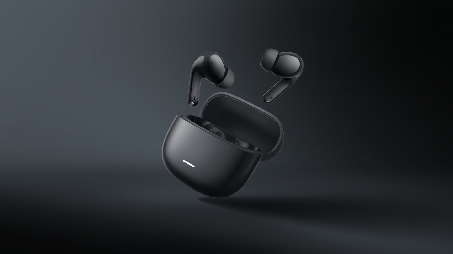 Handsfree Bluetooth Xiaomi Redmi Buds 8 Lite, TWS, ANC, MultiPoint, Černá BHR08OMGL