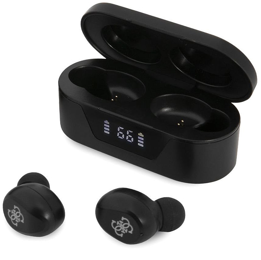 Handsfree Bluetooth Guess Classic Logo, TWS, Černá
