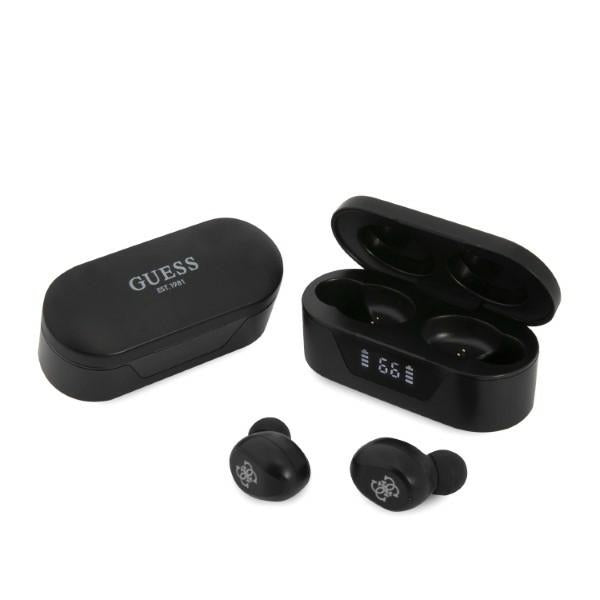 Handsfree Bluetooth Guess Classic Logo, TWS, Černá