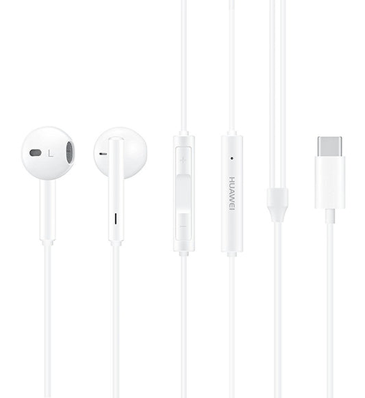 Handsfree USB-C USB-C Huawei CM33, bílé 55030088