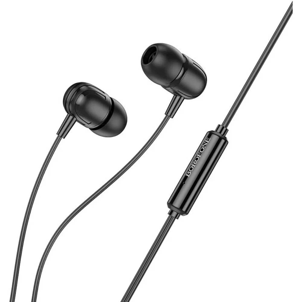 Handsfree USB-C Borofone BM77 Delicious, Černá